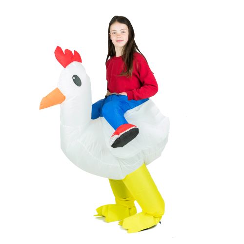 Costume de poulet gonflable pour enfants