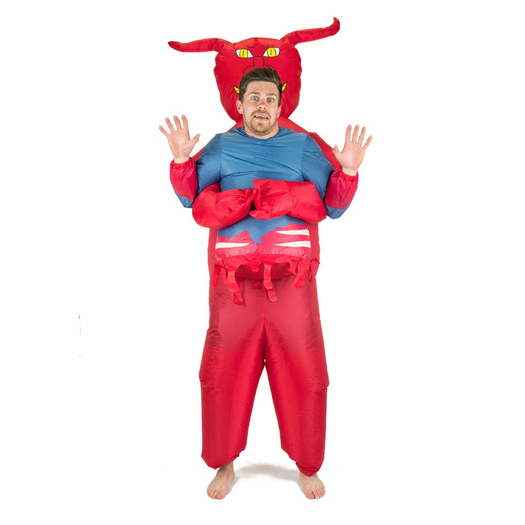 Costume de diable gonflable pour adulte