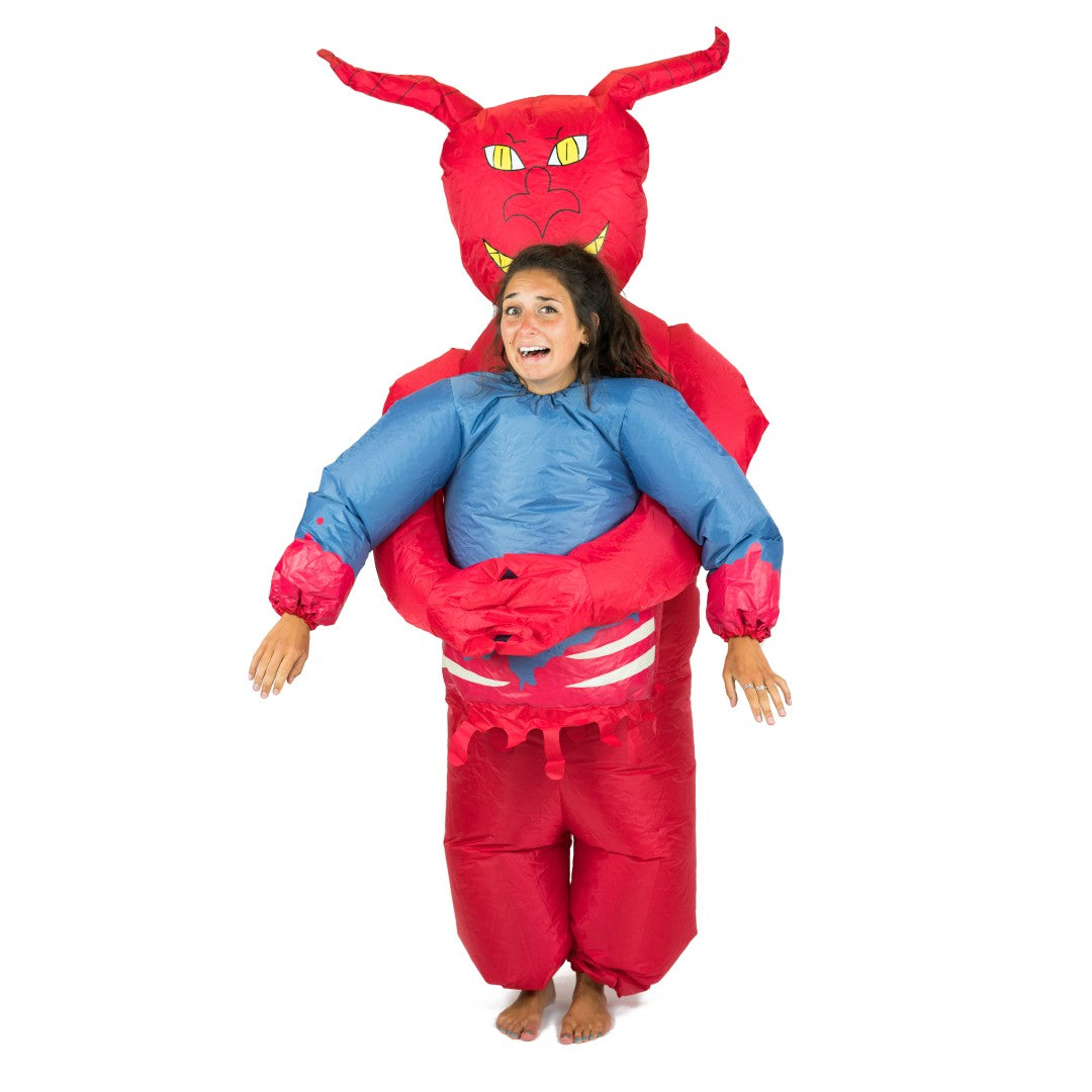 Costume de diable gonflable pour adulte