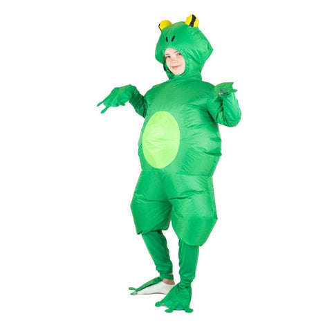 Déguisement gonflable de grenouille animale habille le costume complet de