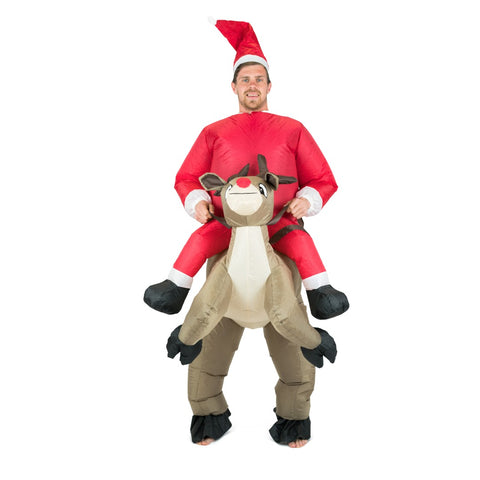 Costume de renne gonflable pour adulte