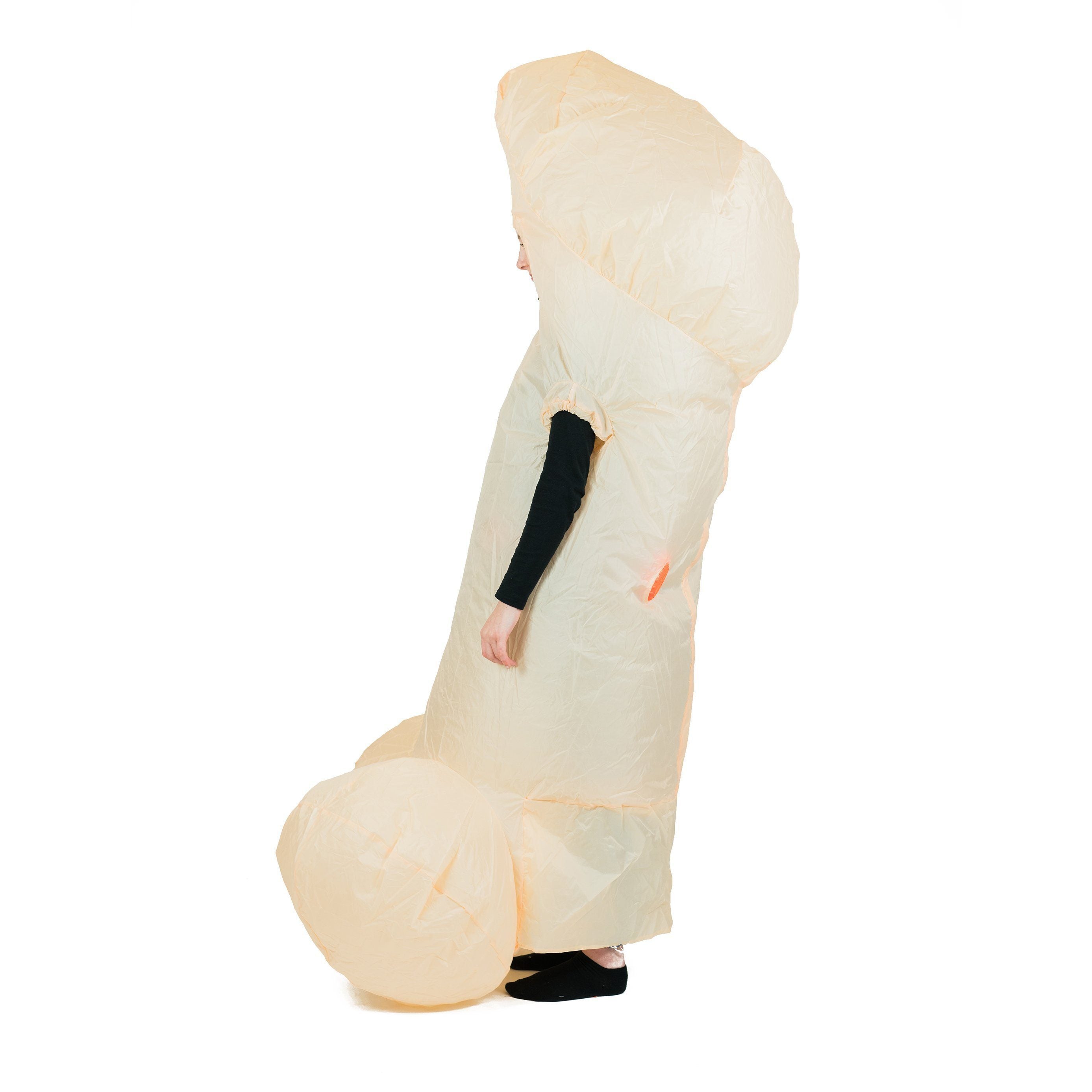 Fancy Dress - White Inflatable Willy Costume