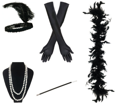 Accessoires Femme des années 1920 Flapper Girl
